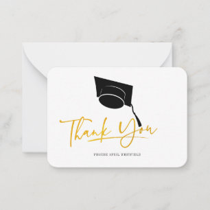 Graduation 2026 Grad Cap Thank You Card