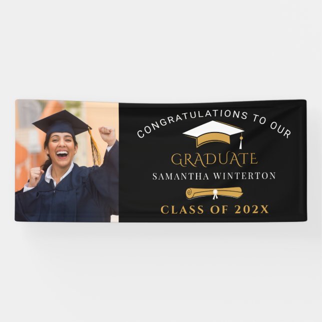Graduation 2026 Grad Party Banner (Horizontal)