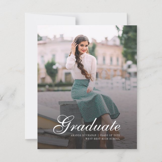  Graduation 2026 Grad Photo Announcement (Front)