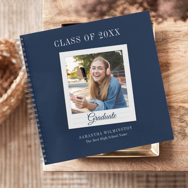 Graduation 2026 Grad Photo Script Party Guest Book (Creator Uploaded)