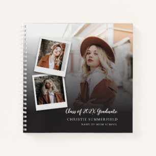 Graduation 2026 Grad Photos Script Guest Notebook