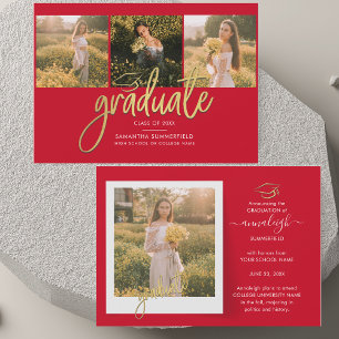 Graduation 2026 Grad Photos Senior Announcement