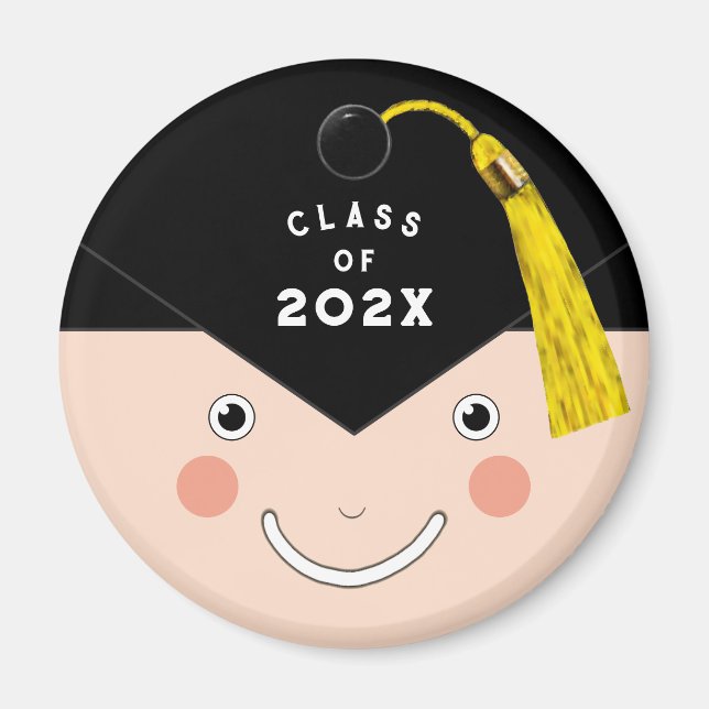 Graduation 2026 Keepsake Gift Button Magnet (Front)