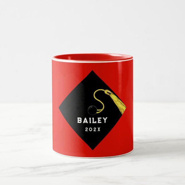 Graduation 2026 Keepsake Gift Two-Tone Coffee Mug (Center)