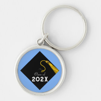Graduation 2026 Light Blue Keepsake Keychain