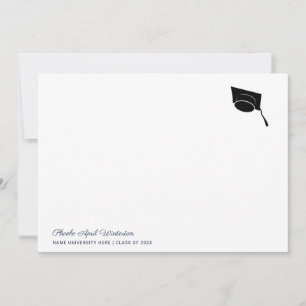 Graduation 2026 Minimalist Typography Grad Note Card