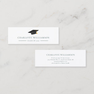 Graduation 2026 Modern Name Calling Mini Business Card