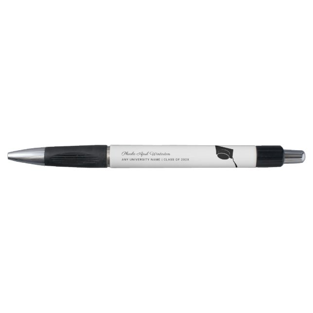 Graduation 2026 Modern Typography Grad Cap Pen (Front)
