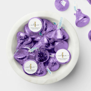 Graduation 2026 Monogram Grad Party Custom Hershey®'s Kisses®