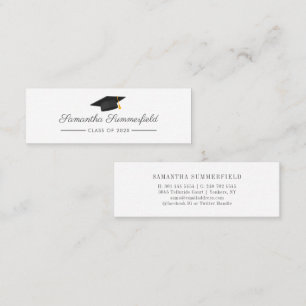 Graduation 2026 Name Script Calling Card