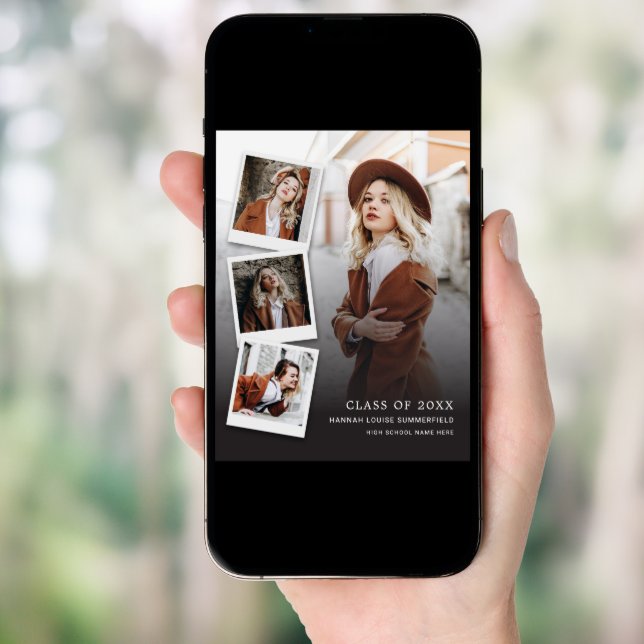 Graduation 2026 Open House Photos Party Invitation (Front Digital)