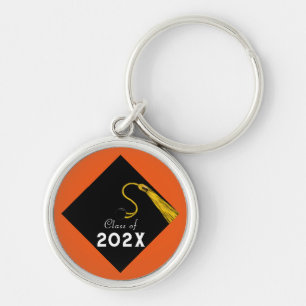 Graduation 2026 Orange Keepsake Keychain