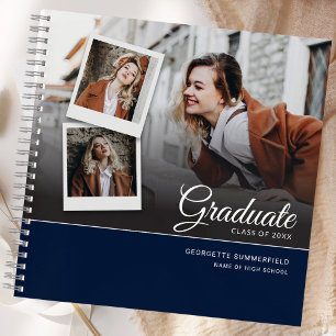Graduation 2026 Party Grad Photo Collage Notebook