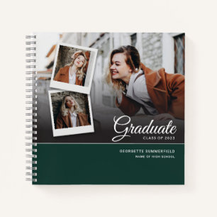 Graduation 2026 Party Grad Script Photo Guest Notebook