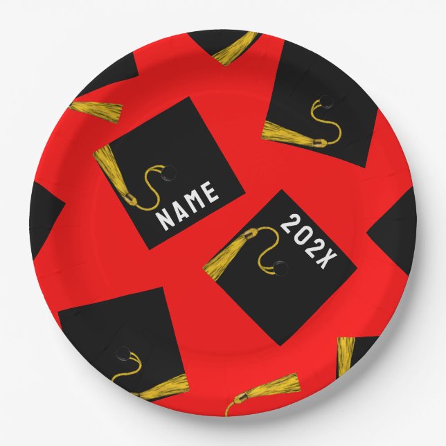 Graduation 2026 Party Paper Plates (Front)