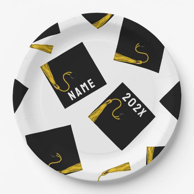 Graduation 2026 Party Paper Plates (Front)