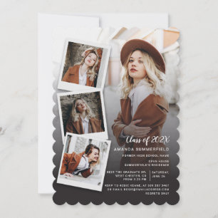 Graduation 2026 Photo Collage Open House Party Invitation