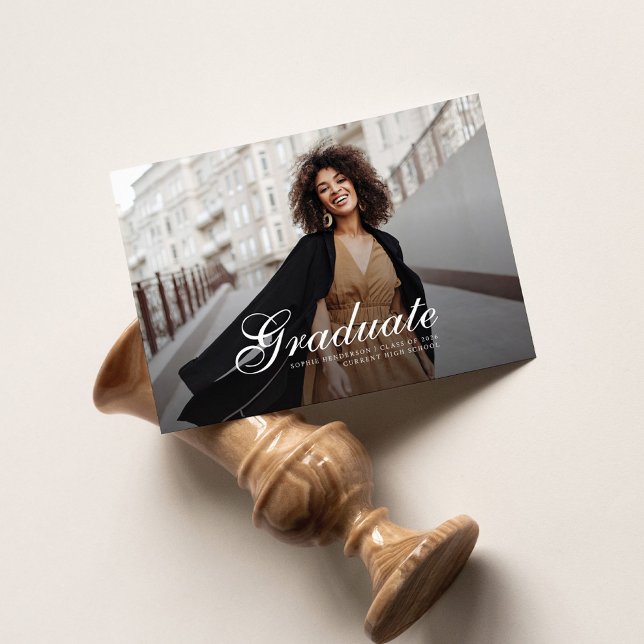 Graduation 2026 Photo Script Modern Grad Announcement (Creator Uploaded)