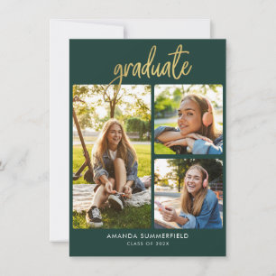 Graduation 2026 Photos Modern Grad Party Invitation