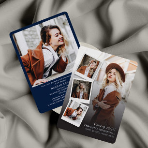 Graduation 2026 Photos Silver Foil Announcement