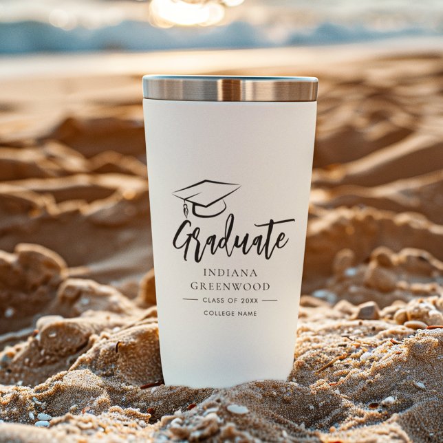 Graduation 2026 Script Personalized Grad Keepsake Insulated Tumbler (Graduation 2025 Script Personalized Grad Keepsake Insulated Tumbler)