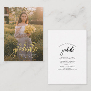 Graduation 2026 Script Photo Graduate Announcement