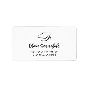 Graduation 2026 Script Return Address Label