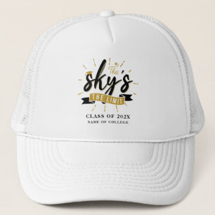 Graduation 2026 Skys the Limit Grad Custom Trucker Hat