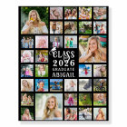Graduation 35 Photo Collage Class of Year Graduate