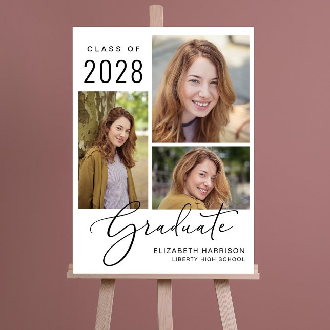 Graduation 3 Photo Script Foam Board (Creator Uploaded)