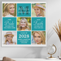 Graduation 5 Photo Collage Inspirational Senior
