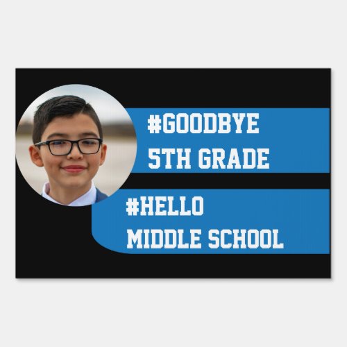 Graduation 5th Grade Funny Promotion Photo Sign