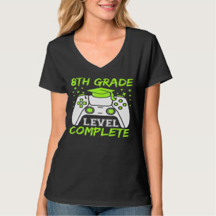 Graduation 8th Grade Level Complete Graduate Boy T-Shirt