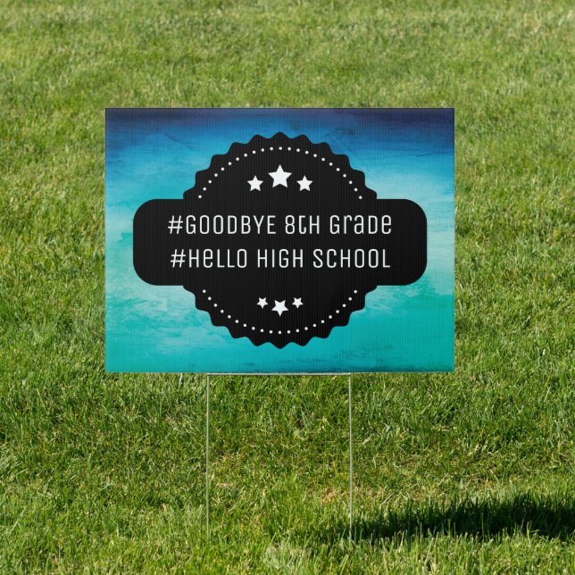 Graduation 8th Grade Middle School Sign (Insitu)