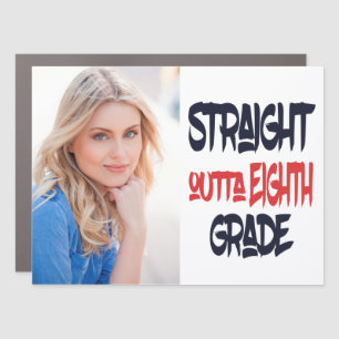 Graduation 8th Grade Promotion Middle School Car M Car Magnet