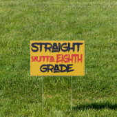 Graduation 8th Grade Promotion Middle School Sign | Zazzle