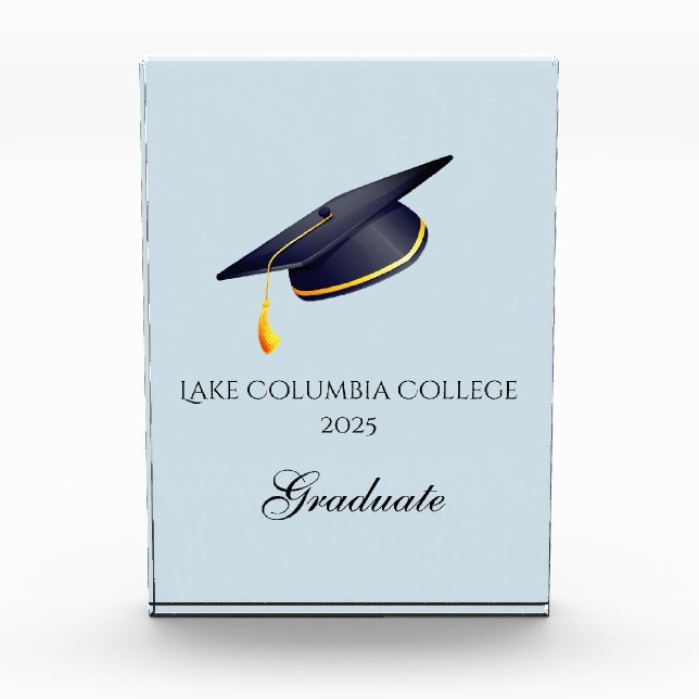 Graduation Acrylic Award (Front)