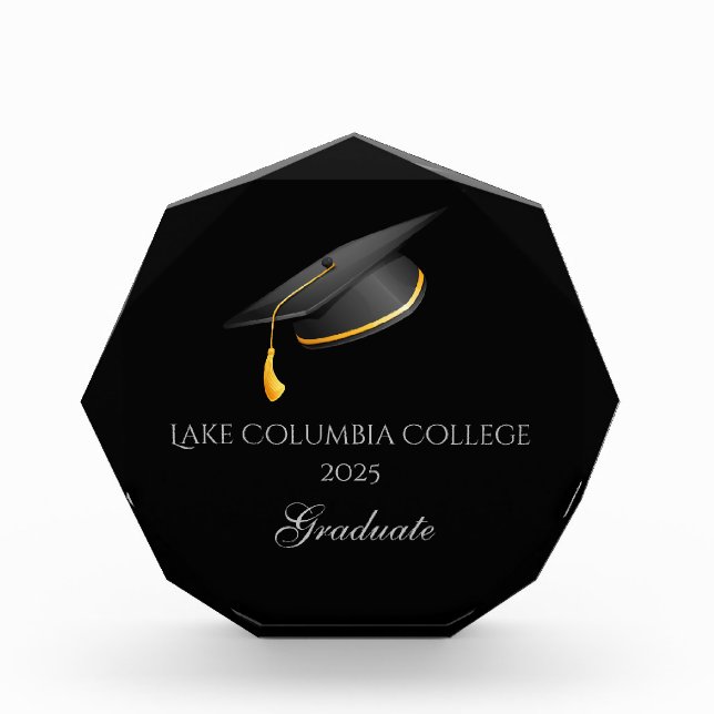 Graduation Acrylic Award (Front)