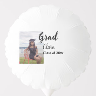 Graduation add name class of 20xx congrats add pho balloon