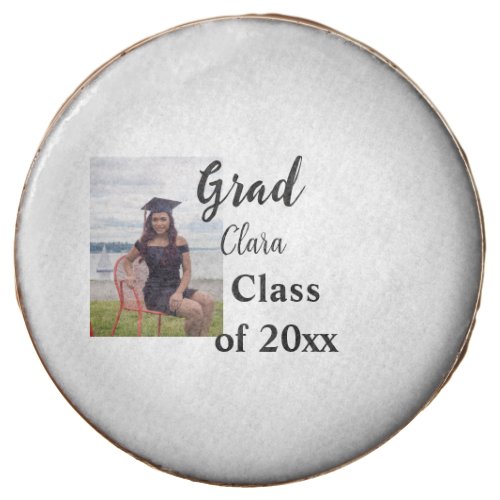 Graduation add name class of 20xx congrats add pho chocolate covered oreo