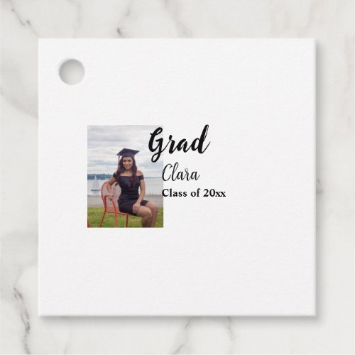 Graduation add name class of 20xx congrats add pho favor tags