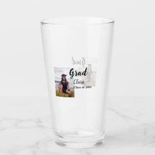 Graduation add name class of 20xx congrats add pho glass
