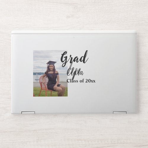 Graduation add name class of 20xx congrats add pho HP laptop skin