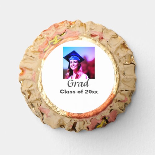 Graduation add name photo class year custom  reeses peanut butter cups