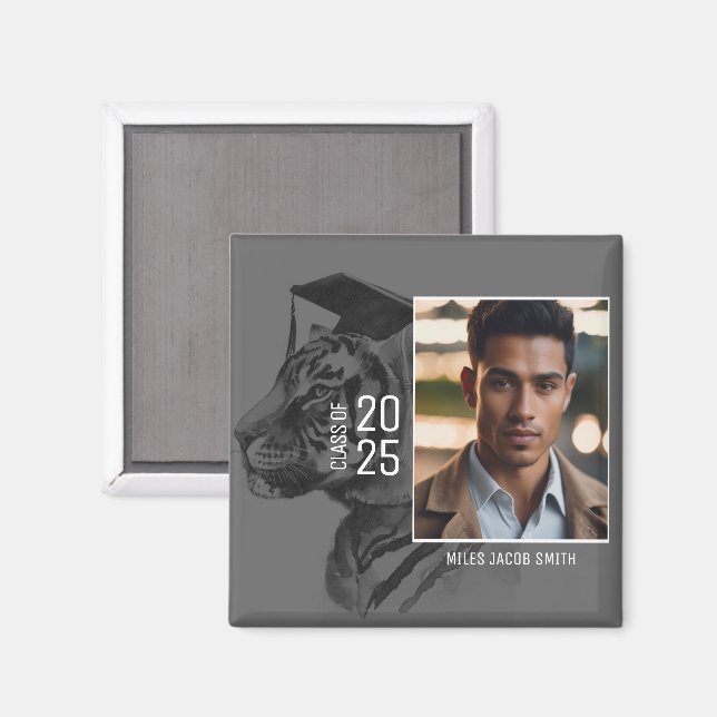 Graduation Add Your Photo Magnet (Front/Back)