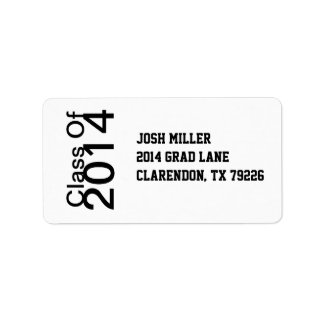 Graduation Address Label