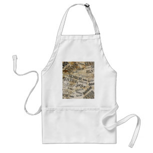 graduation adult apron