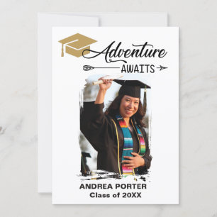 Graduation Adventure Awaits Party Invitation