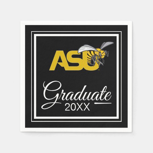 Graduation Alabama State Hornet Mark logo Napkins