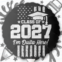 Graduation American Flag Senior Class of 2027